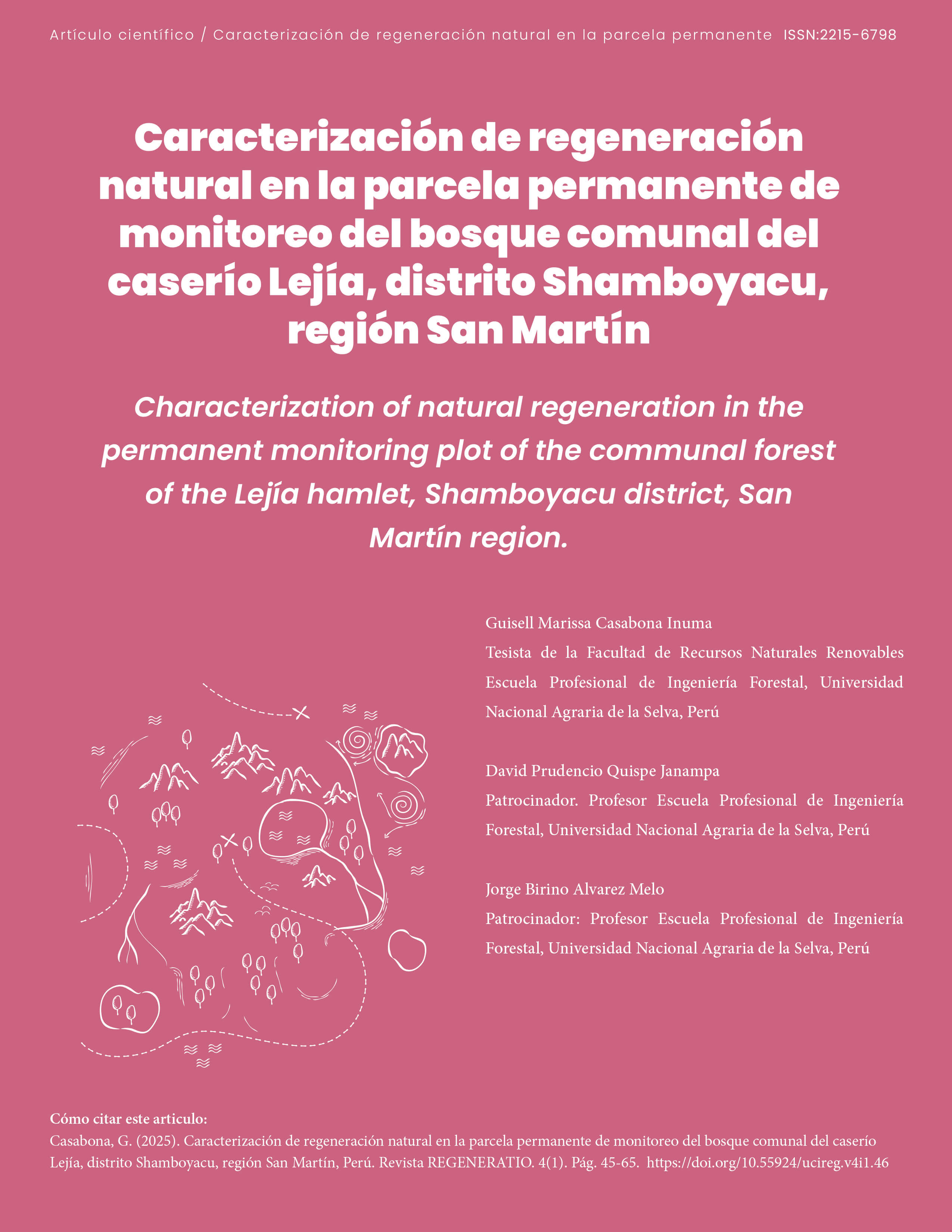 Caracterización de regeneración