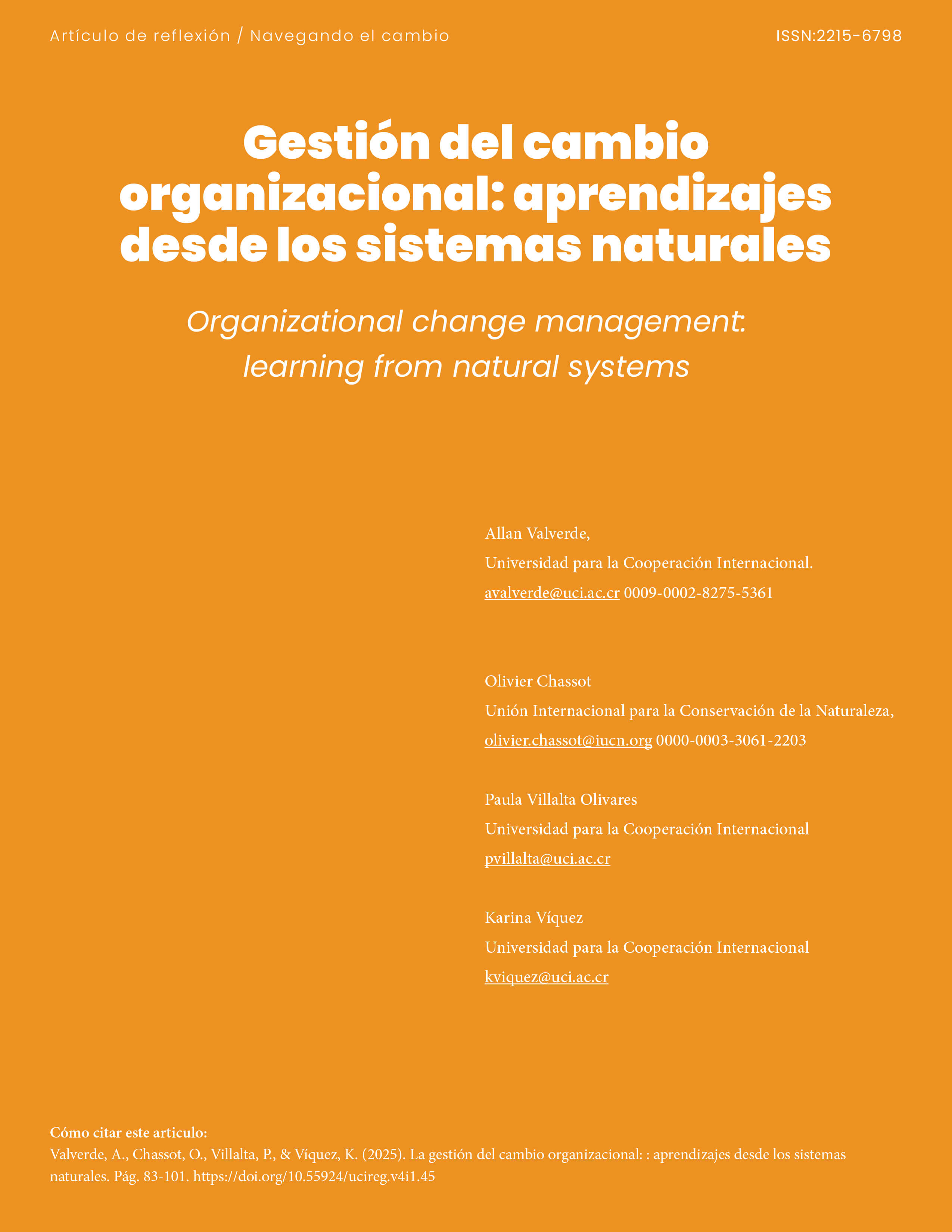 Gestión del cambio organizacional
